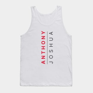 Anthony Joshua Boxing Classic Red Black Tank Top